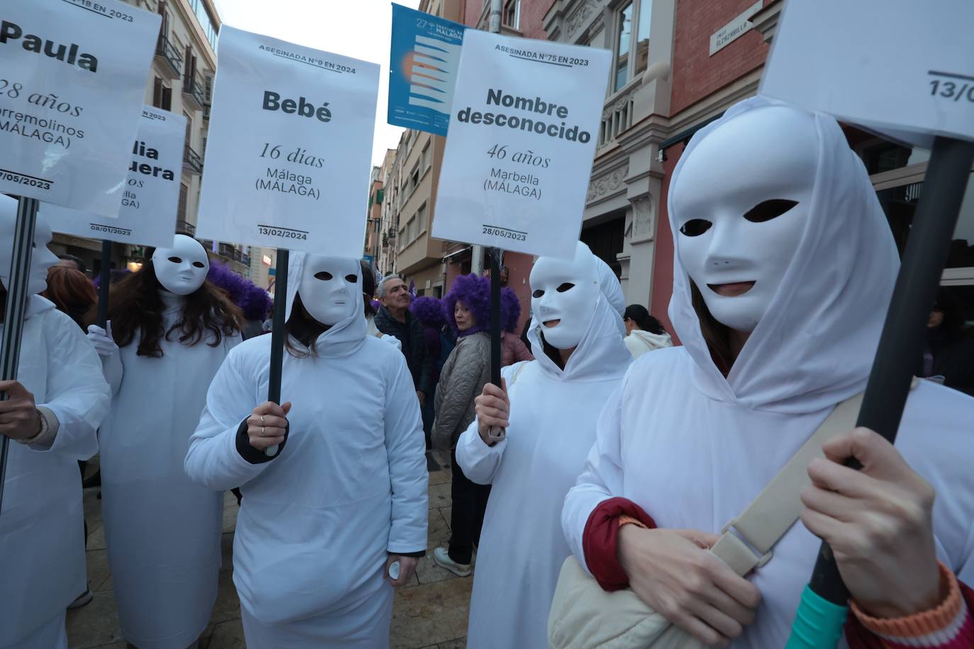 Manifestación por el 8M en Málaga