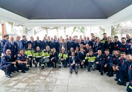 Celebración del Patrón de los bomberos de Marbella.