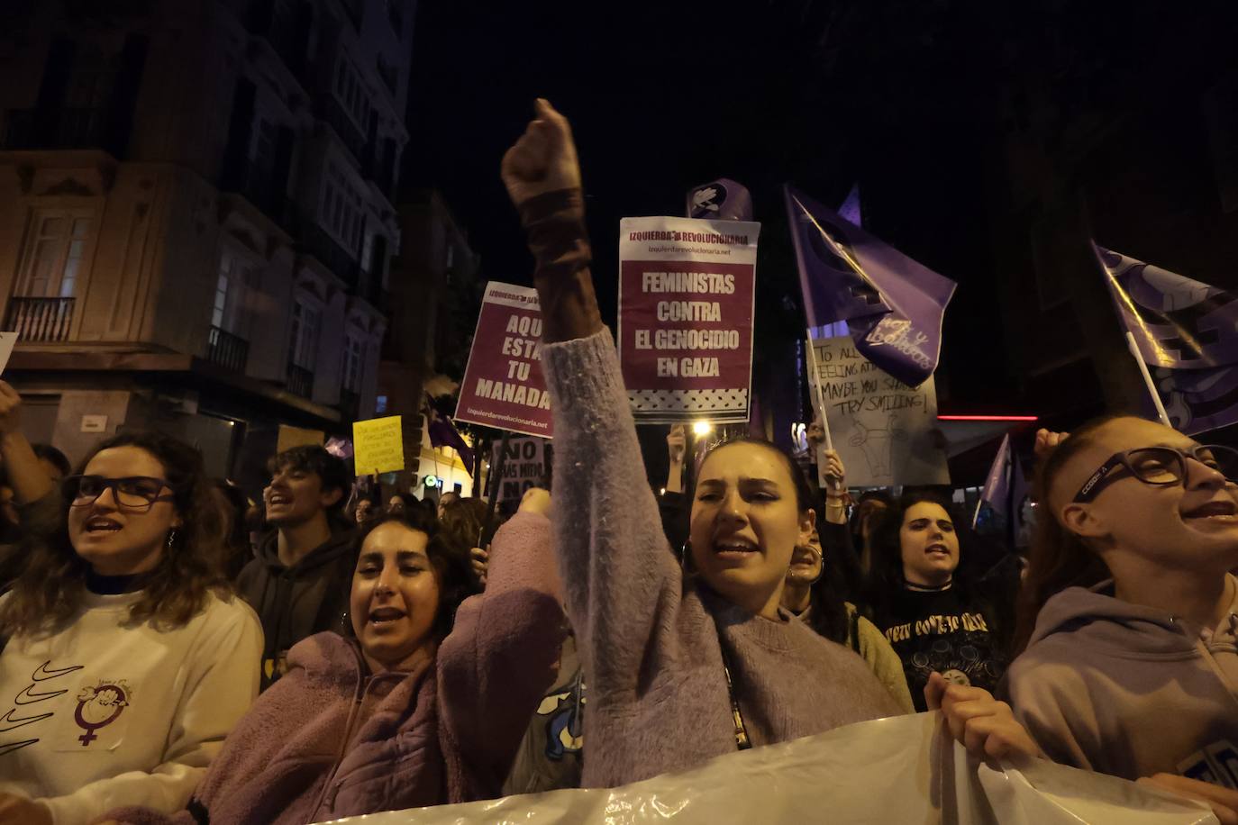 Manifestación por el 8M en Málaga