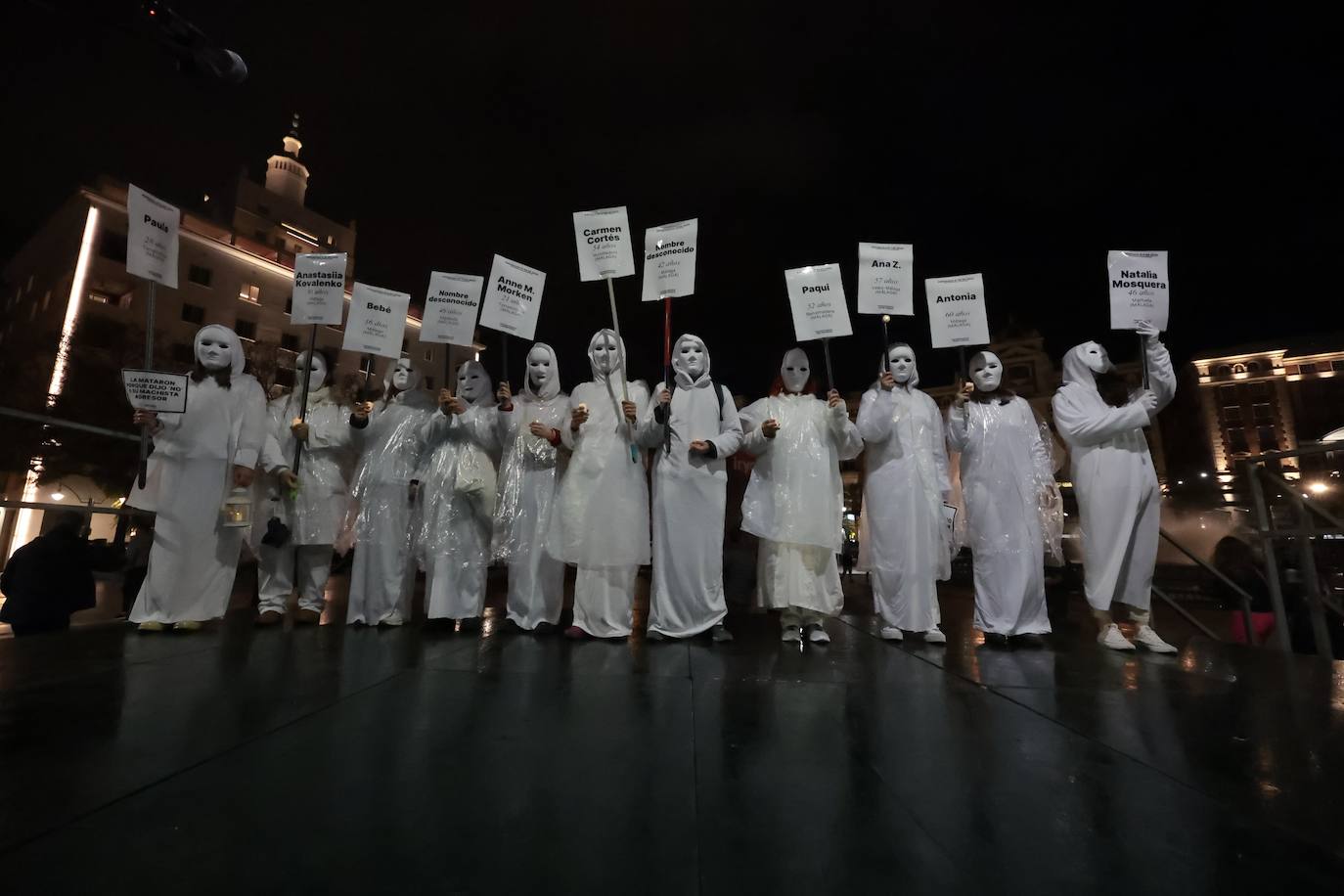 Manifestación por el 8M en Málaga