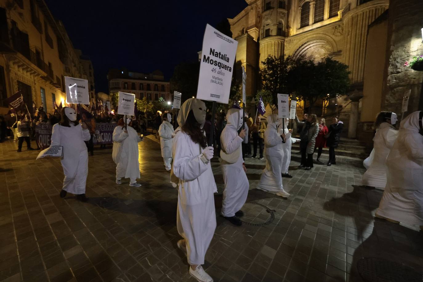 Manifestación por el 8M en Málaga