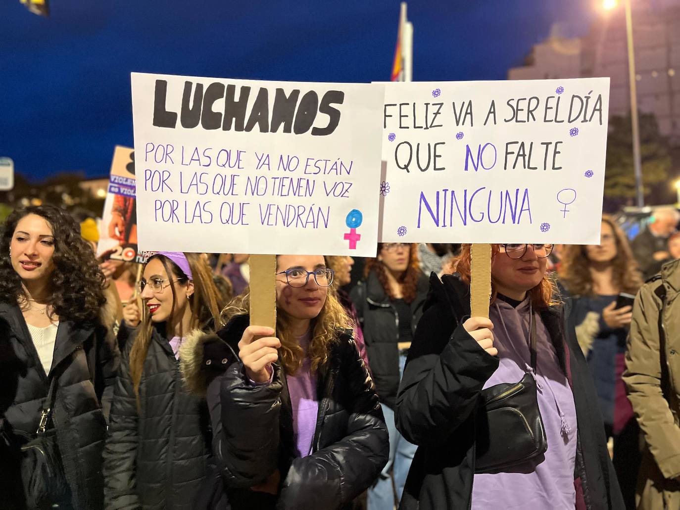 Las pancartas del 8M en Málaga