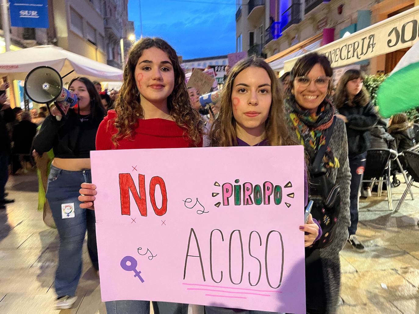 Las pancartas del 8M en Málaga