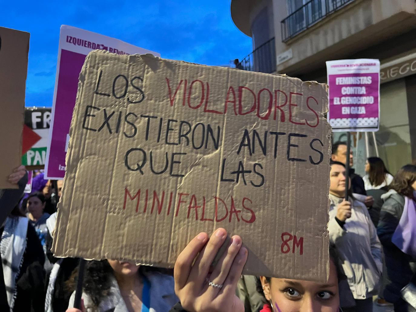 Las pancartas del 8M en Málaga