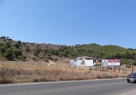 Vista de los terrenos de la sierra de Churriana clasificados por el nuevo PGOU