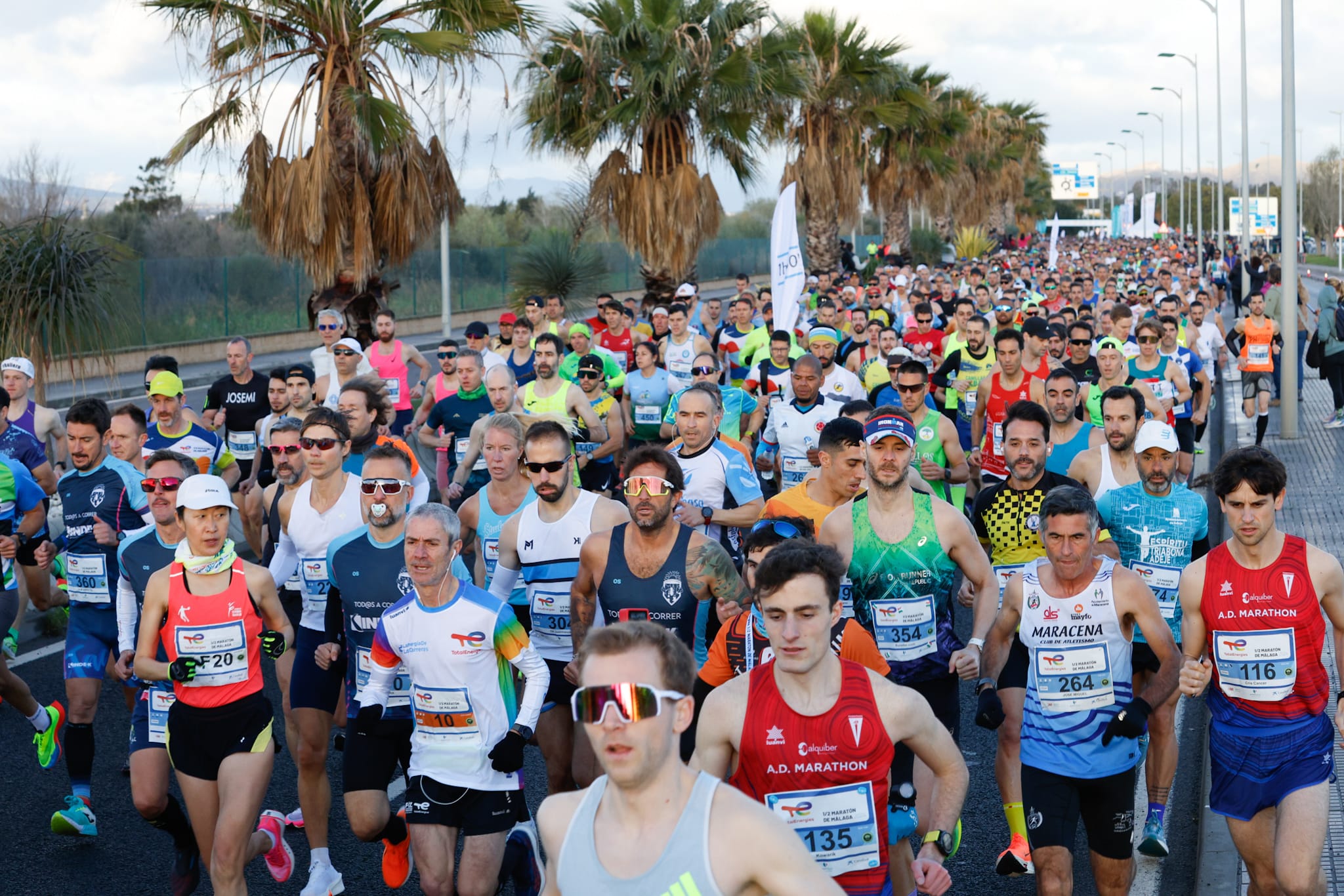 La XXXIII Media Maratón Ciudad de Málaga, en imágenes