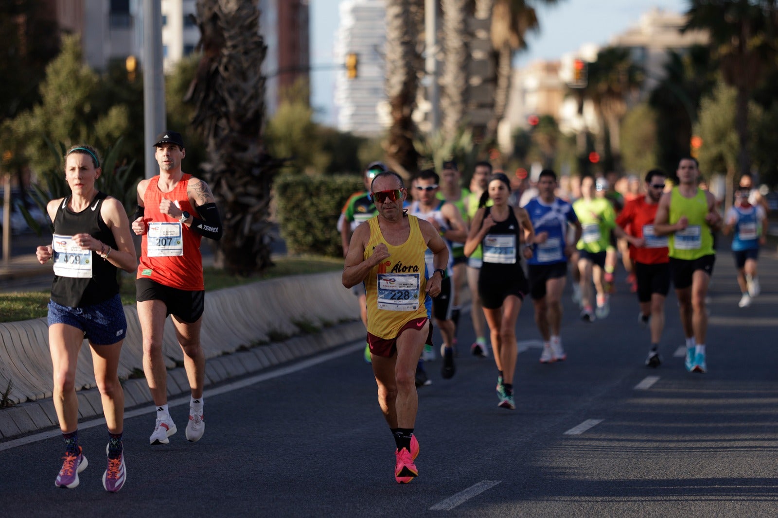 La XXXIII Media Maratón Ciudad de Málaga, en imágenes