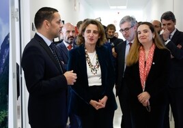 Ribera, durante su visita este lunes a la sede en Málaga de la UICN.