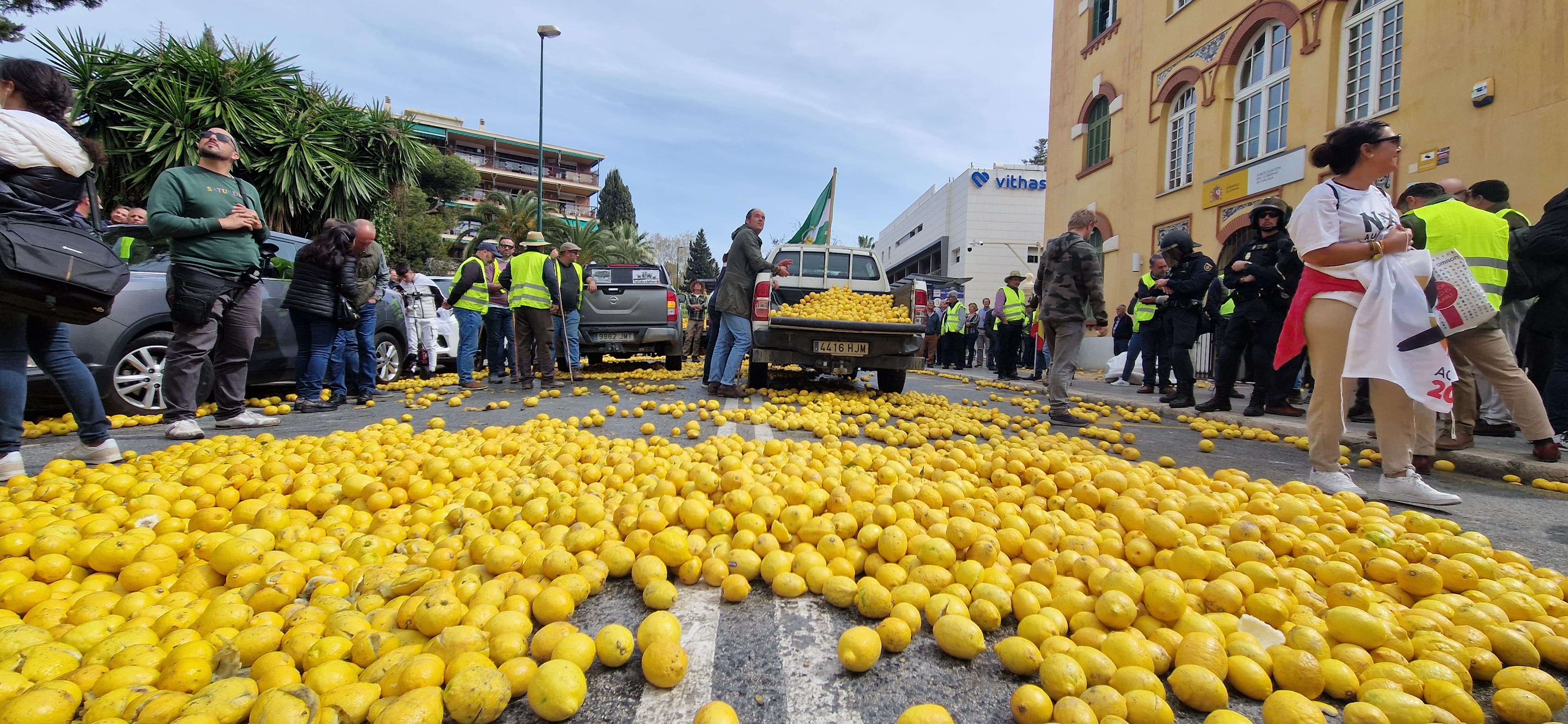 Nueva tractorada en Málaga capital, este miércoles