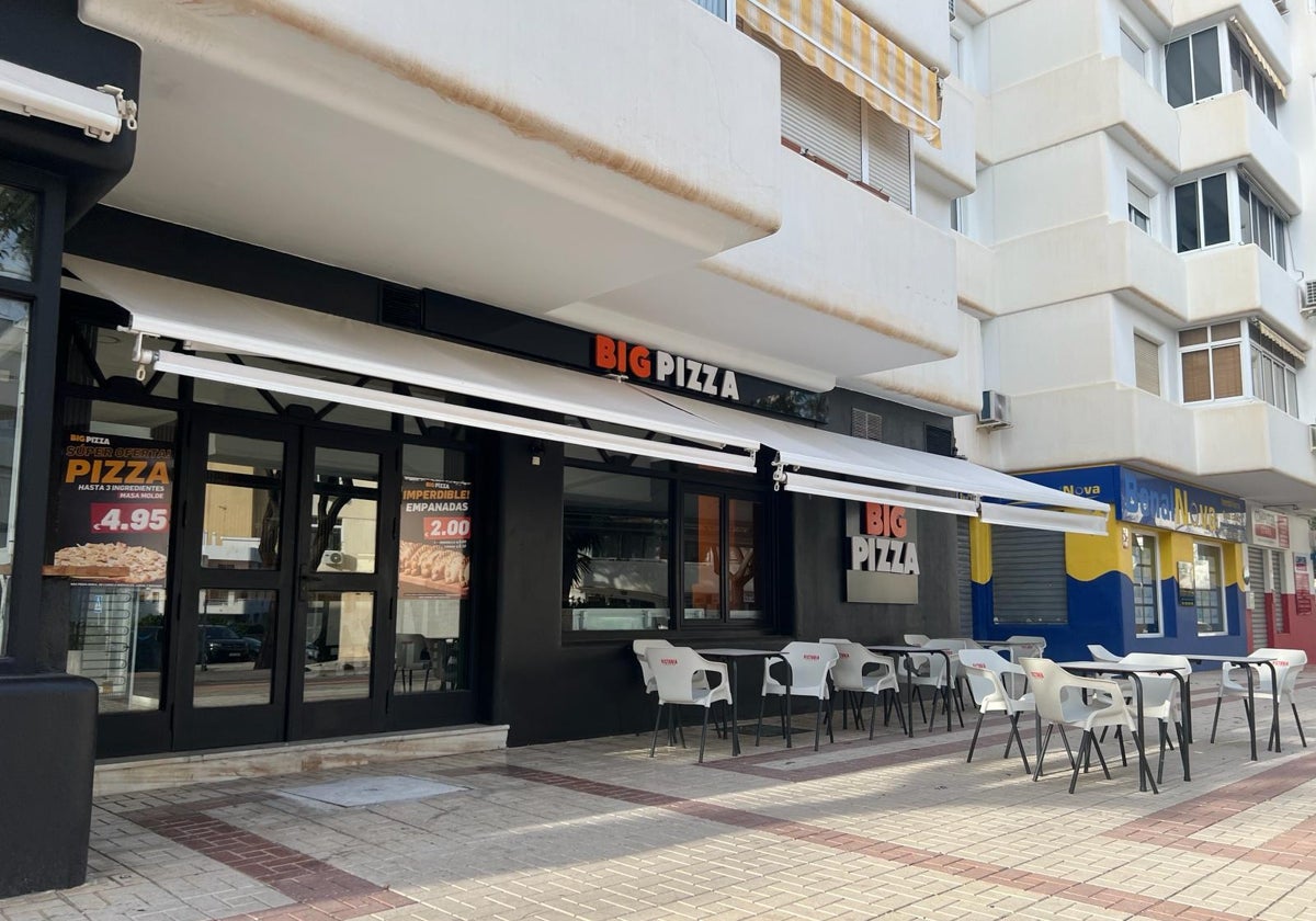 Local de Big Pizza en Benalmádena.