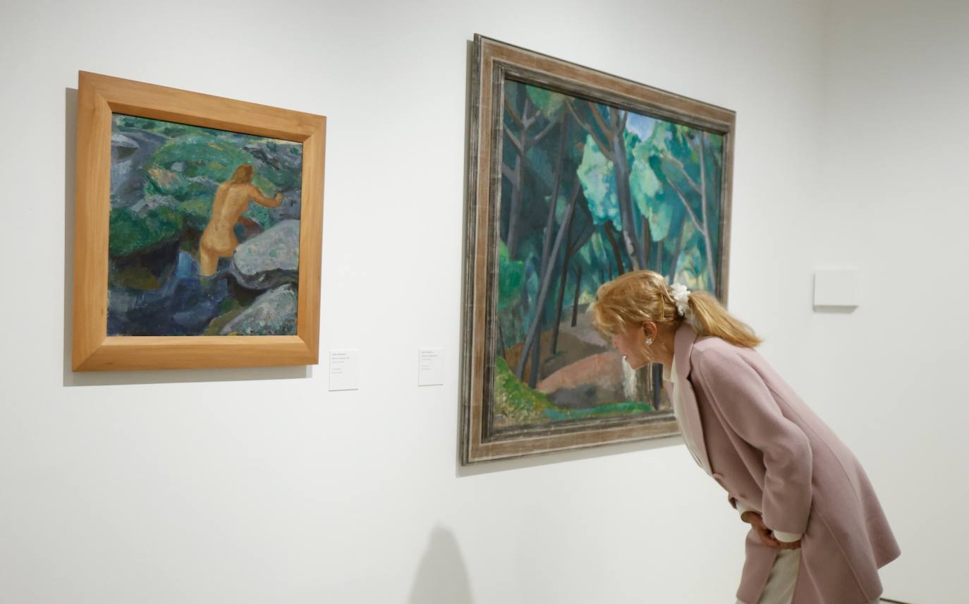 Tita Cervera inaugura la nueva exposición en el Museo Carmen Thyssen Málaga