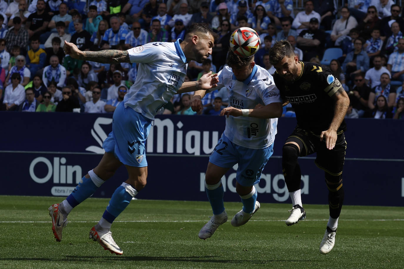 Las mejores imágenes del Málaga-Intercity de Primera RFEF