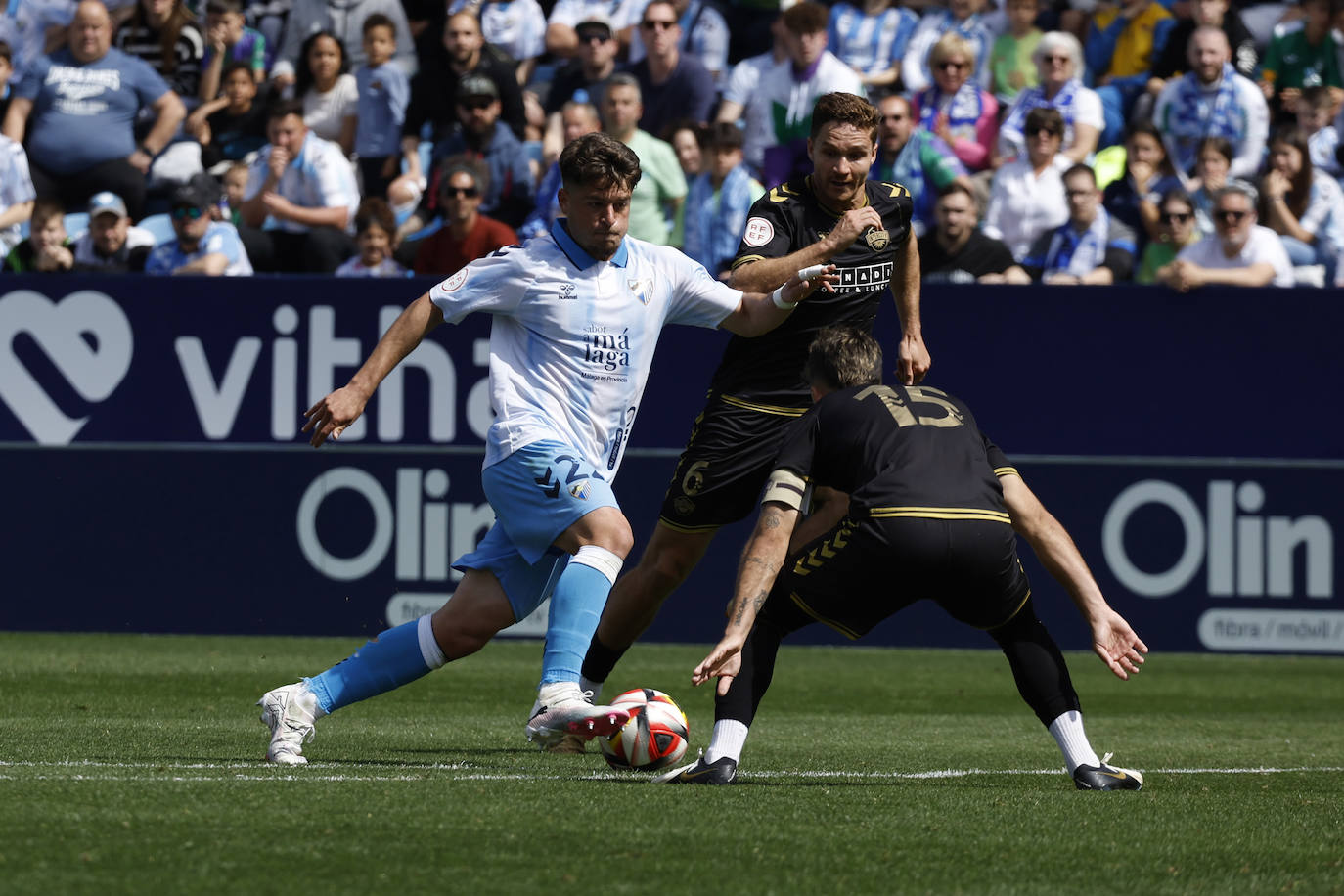 Las mejores imágenes del Málaga-Intercity de Primera RFEF