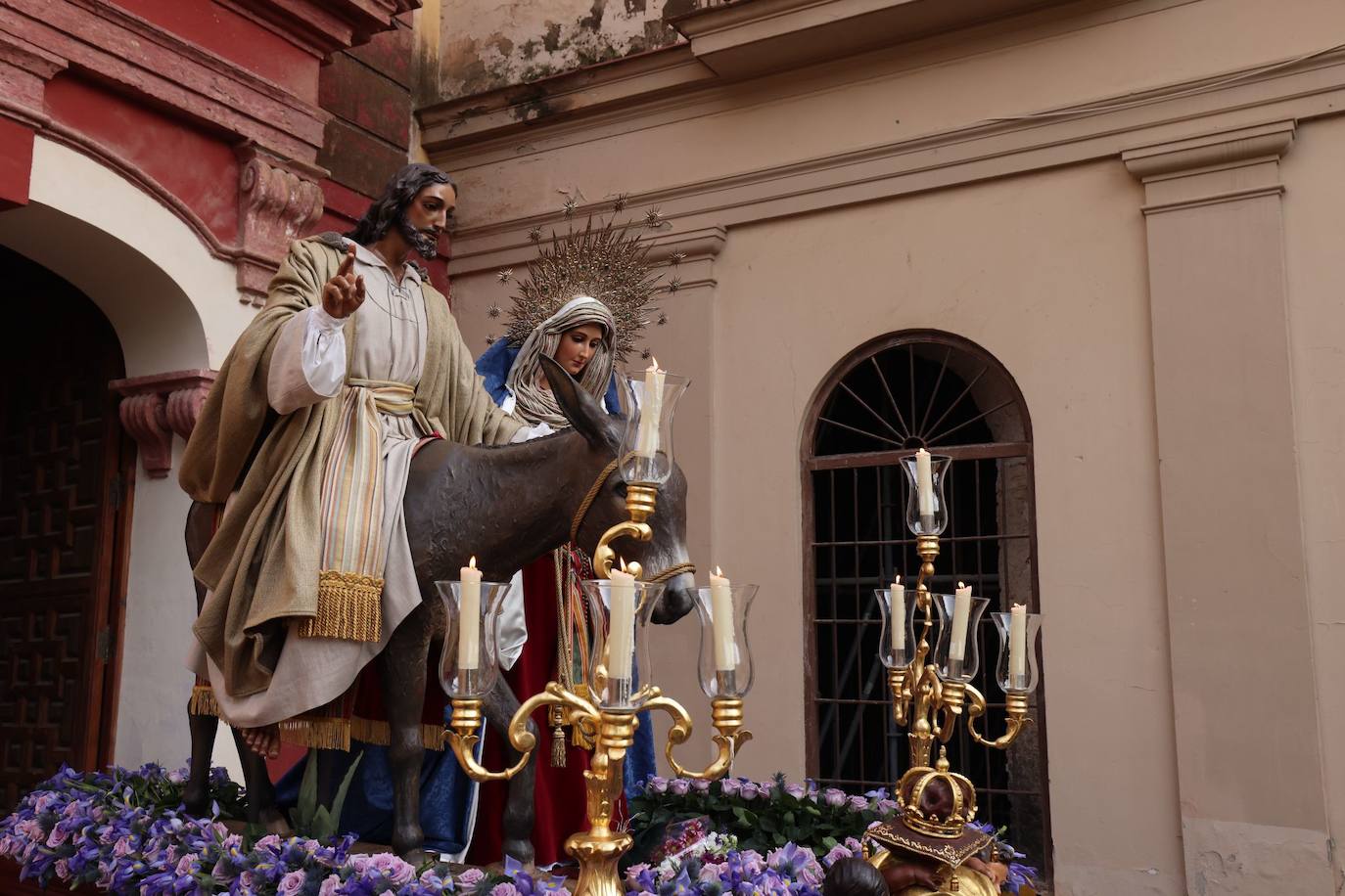 Traslado de Nuestro Padre Jesús a su Entrada en Jerusalén, María Santísima del Amparo y San Juan Evangelista (Pollinica).