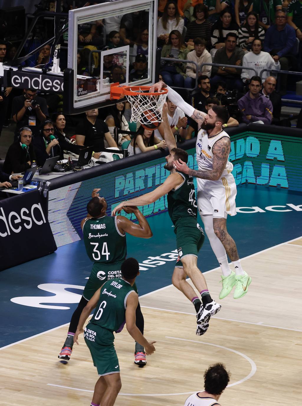 Las mejores imágenes del Unicaja-Real Madrid en el Martín Carpena