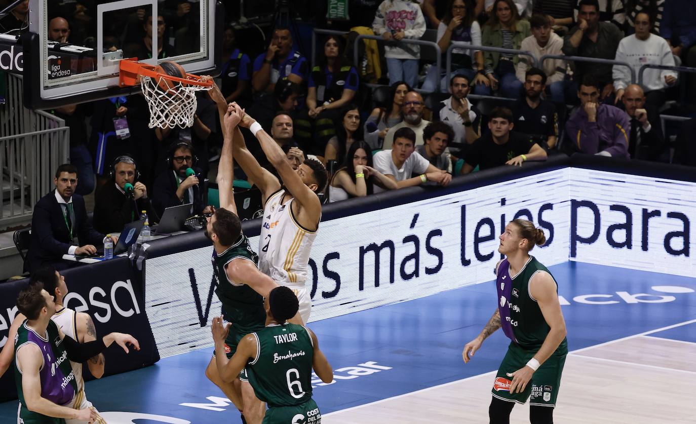 Las mejores imágenes del Unicaja-Real Madrid en el Martín Carpena