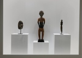 Esculturas de arte africano que formaban parte de la colección privada de Picasso.