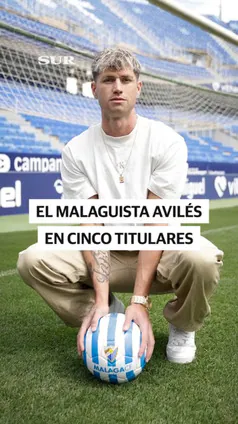 Vídeo de la entrevista al jugador del Málaga Javier Avilés: "Firmaría no jugar nada más y salir para marcar el gol del ascenso"