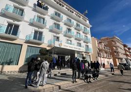Imagen reciente del hotel Urban Dream de El Morche, que opera actualmente como dispositivo de acogida de migrantes.