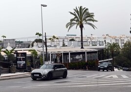 Imagen del local donde se produjo uno de los tiroteos de este mes en Marbella.