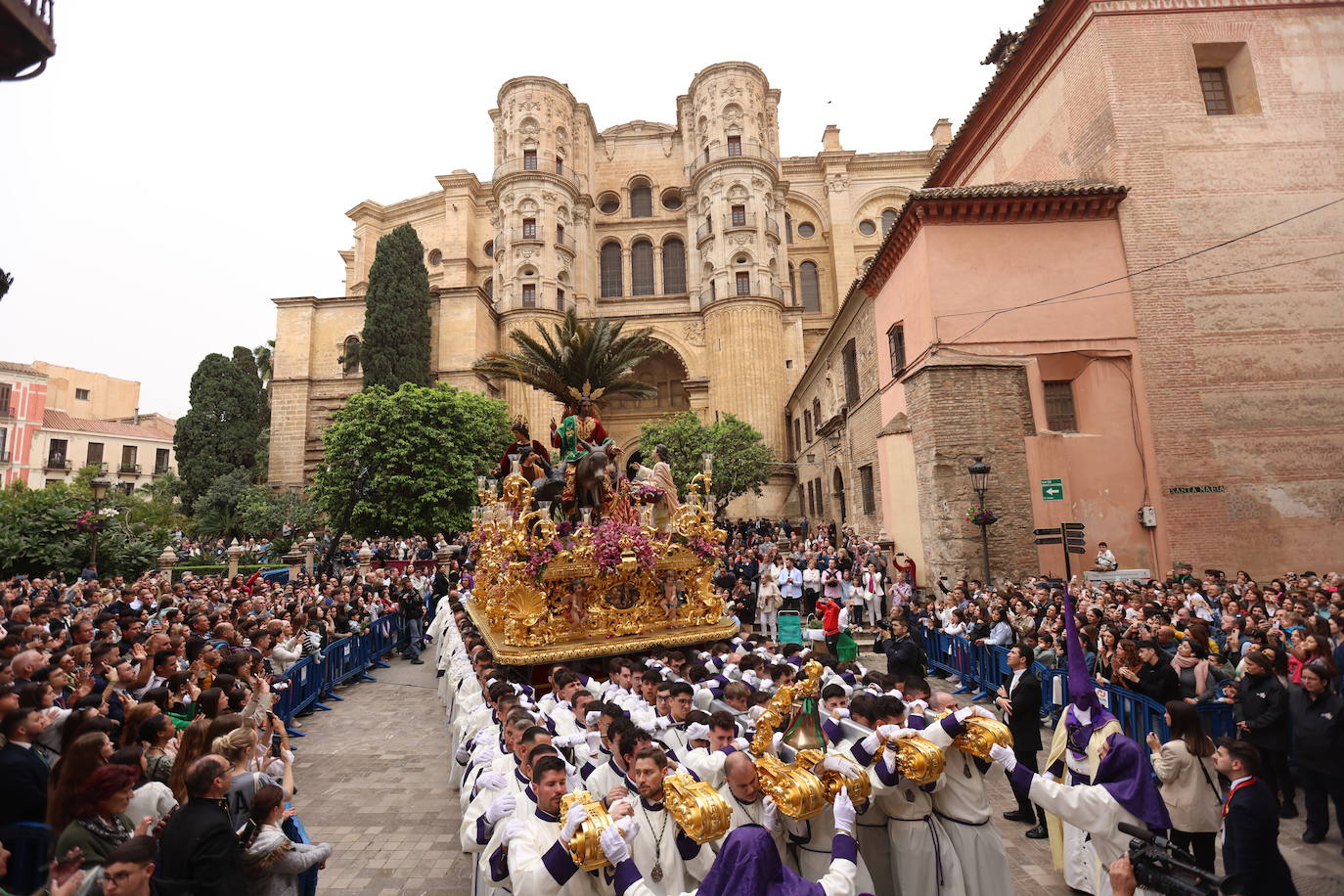 Pollinica, en la Catedral de Málaga, este Domingo de Ramos