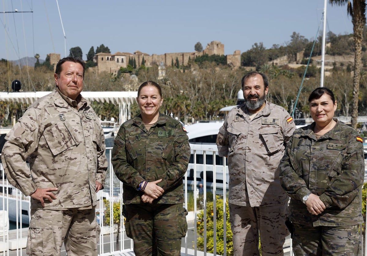 José Carlos, Laura, Leoncio y María Dolores coinciden en el compañerismo que encuentran en sus destinos.