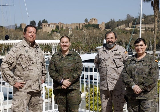 José Carlos, Laura, Leoncio y María Dolores coinciden en el compañerismo que encuentran en sus destinos.