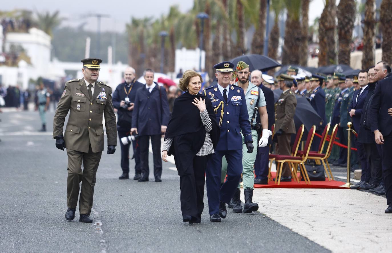 Desembarco de la Legión y traslado de Mena 2024, en fotos