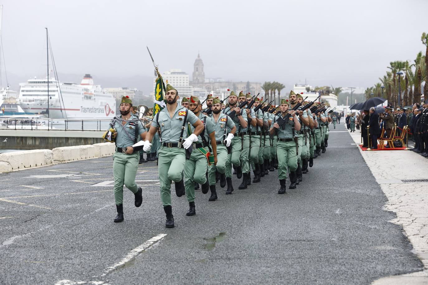 Desembarco de la Legión y traslado de Mena 2024, en fotos