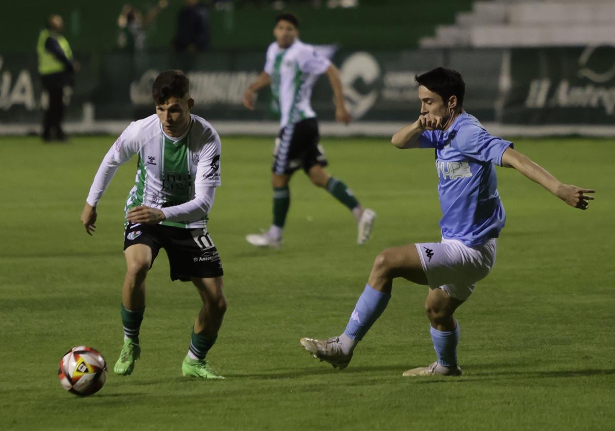 Luismi Redondo, durante el partido.