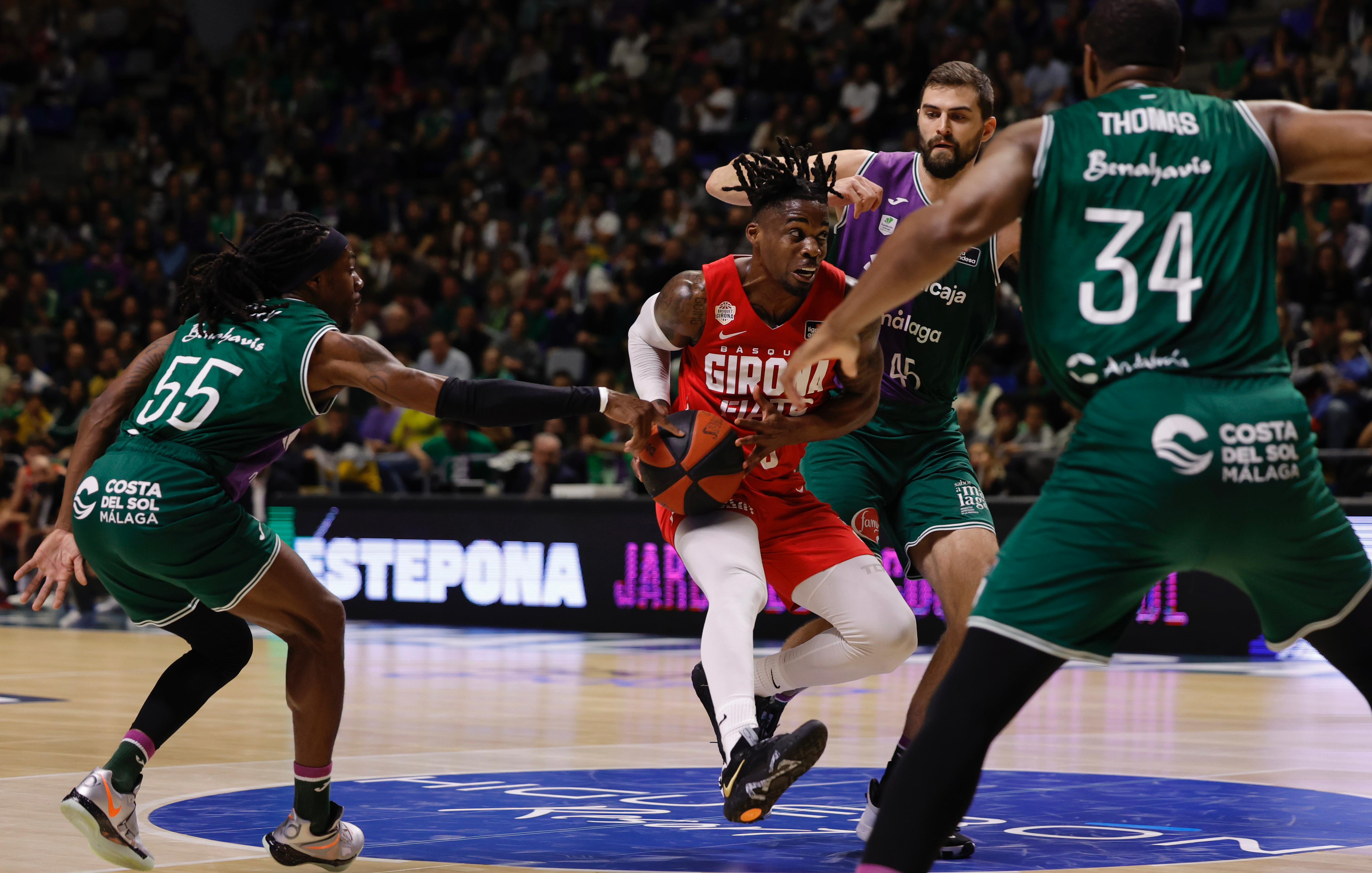 El Unicaja - Bàsquet Girona, en imágenes