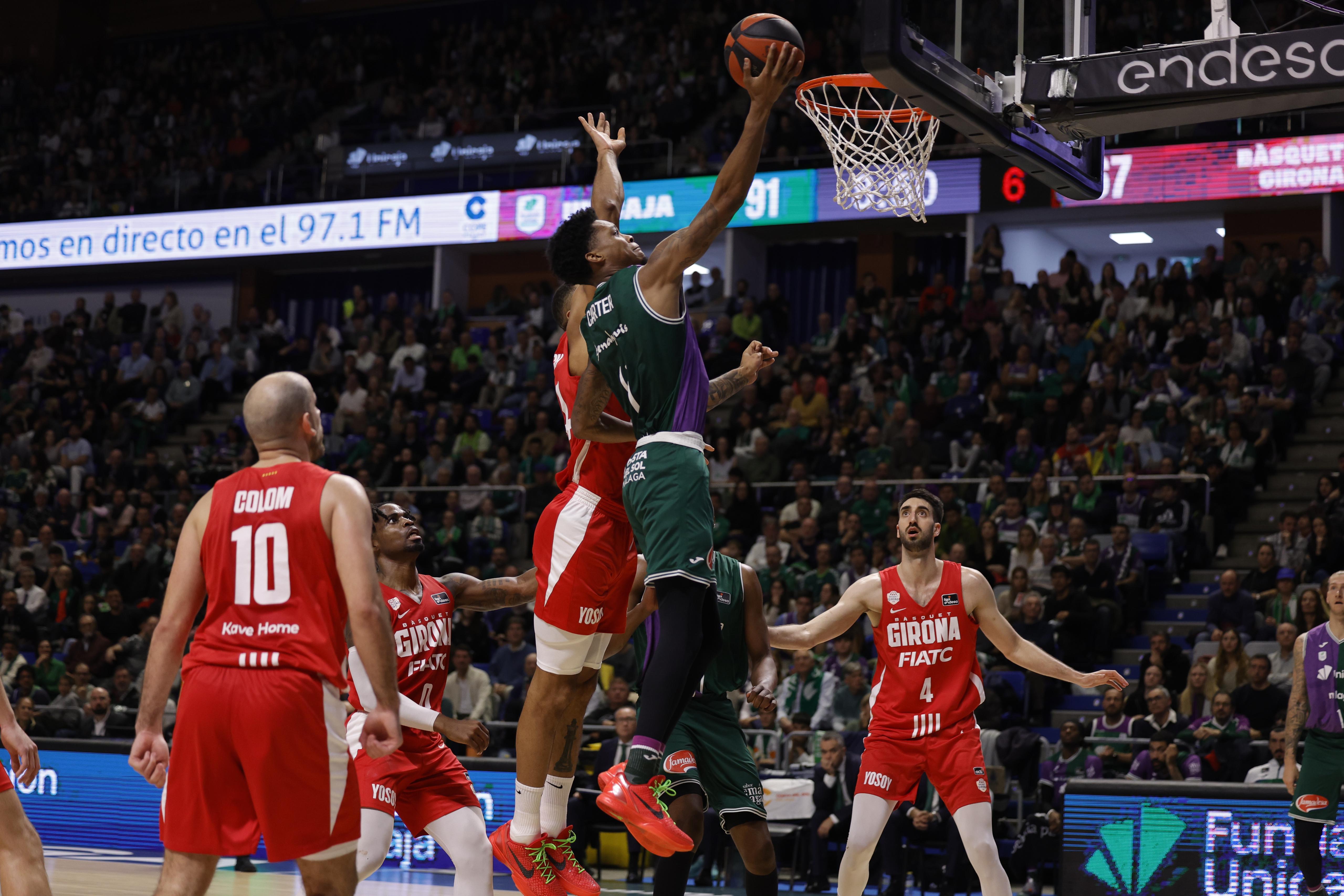 El Unicaja - Bàsquet Girona, en imágenes