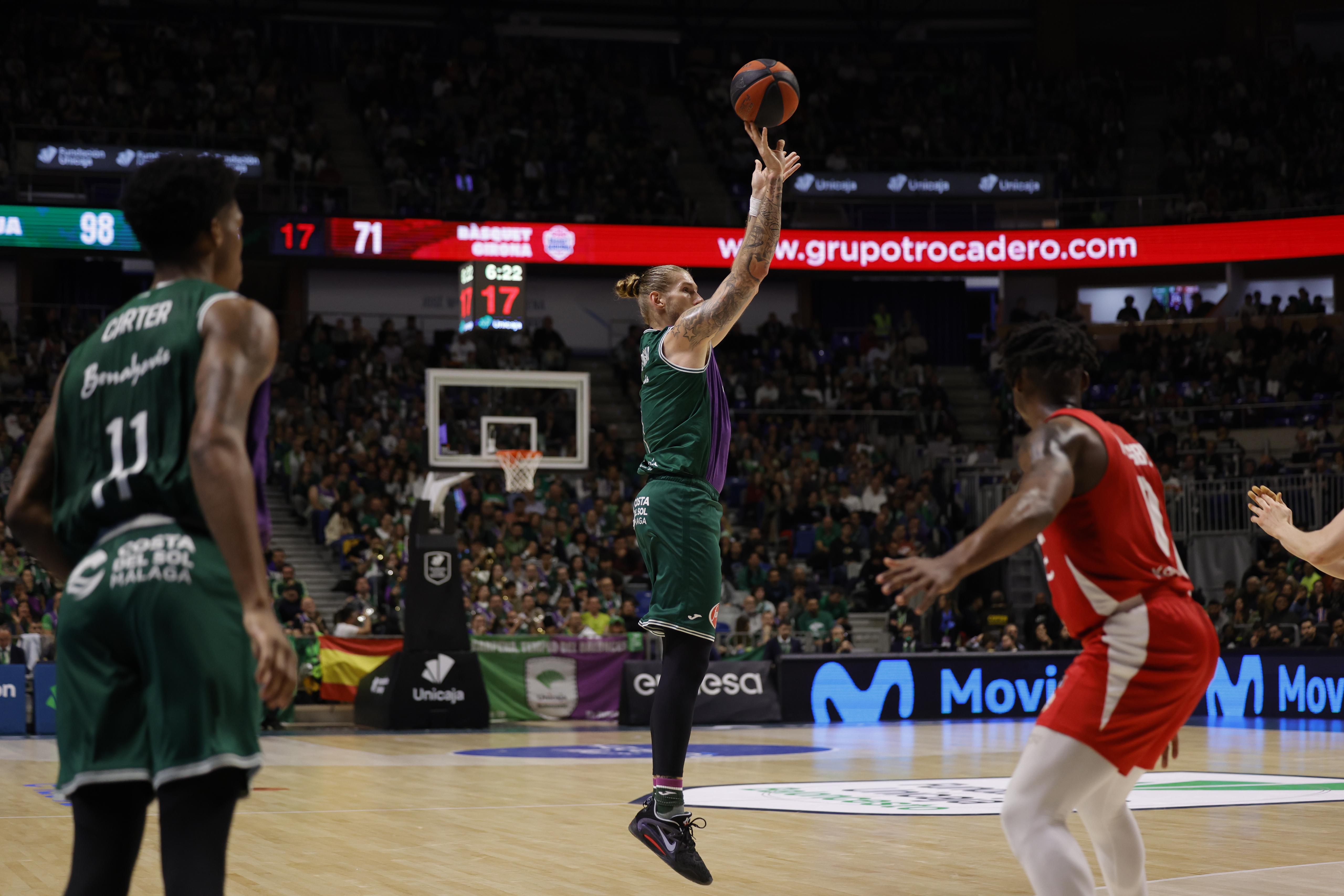 El Unicaja - Bàsquet Girona, en imágenes