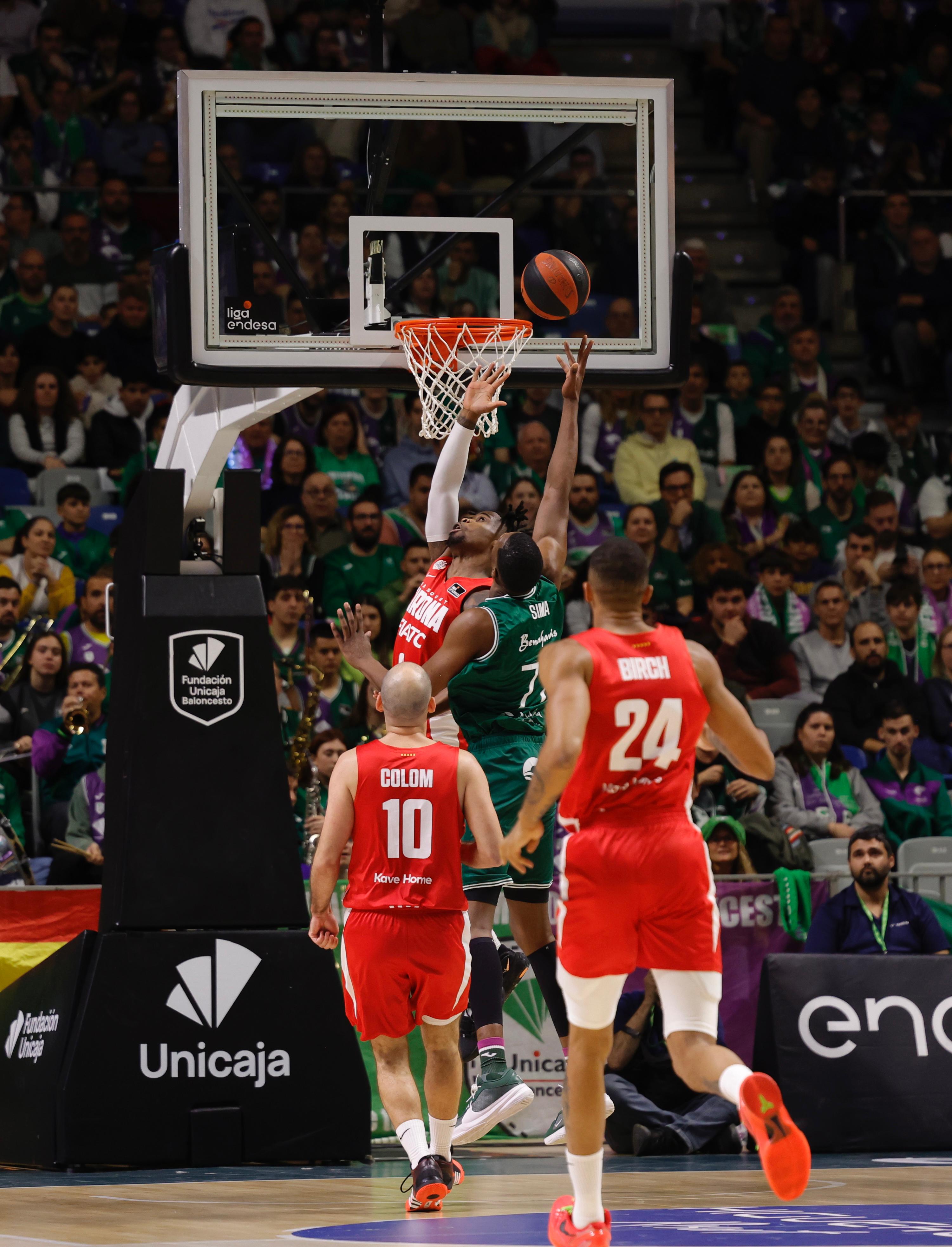 El Unicaja - Bàsquet Girona, en imágenes