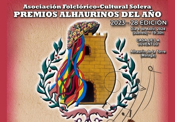 Cartel de la gala de entrega de premios.