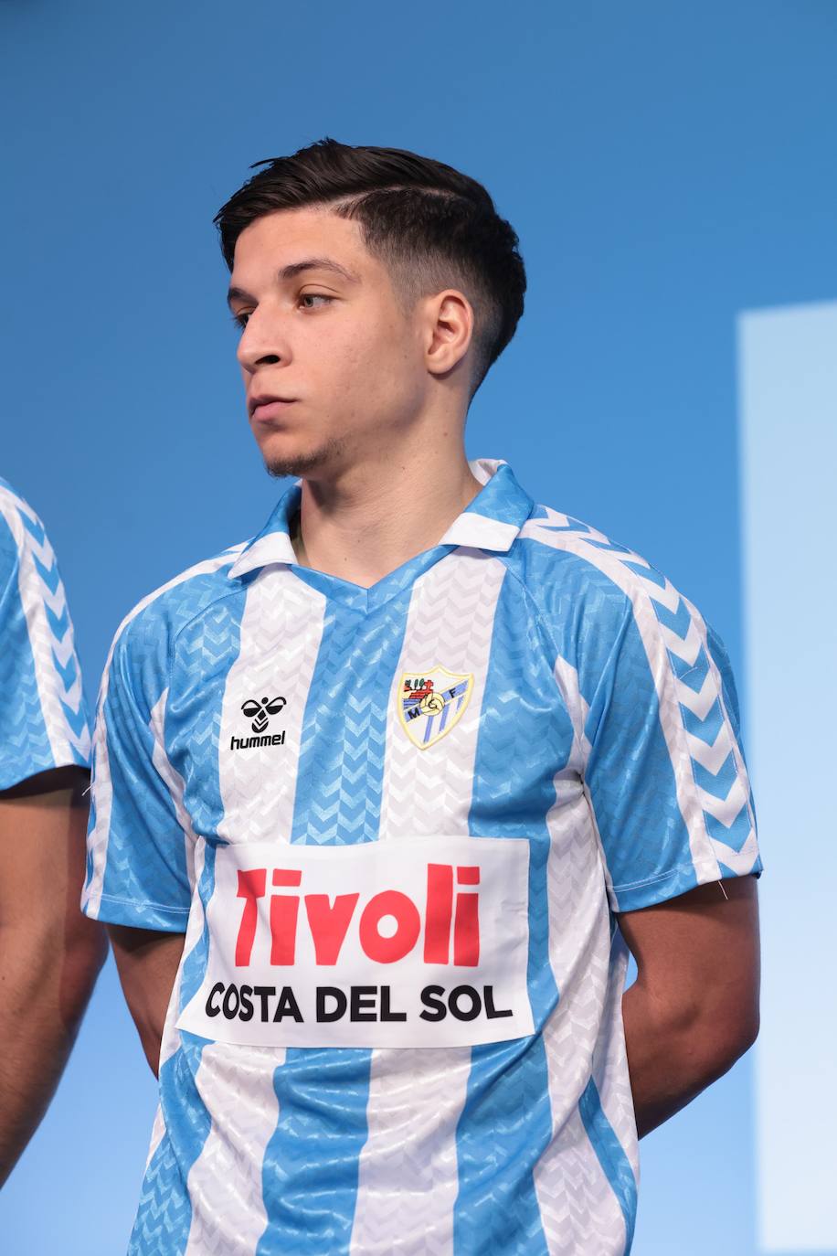 Presentación de la camiseta del Málaga para su 120 aniversario