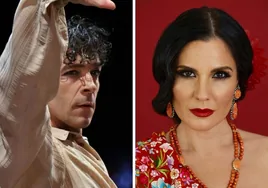 El bailarín José Manuel Benítez y la cantante Diana Navarro, en el ciclo 'Málaga ida y vuelta' de La Malagueta