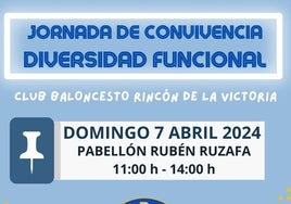 Cartel de las jornadas que se celebrarán en Torre de Benagalbón.