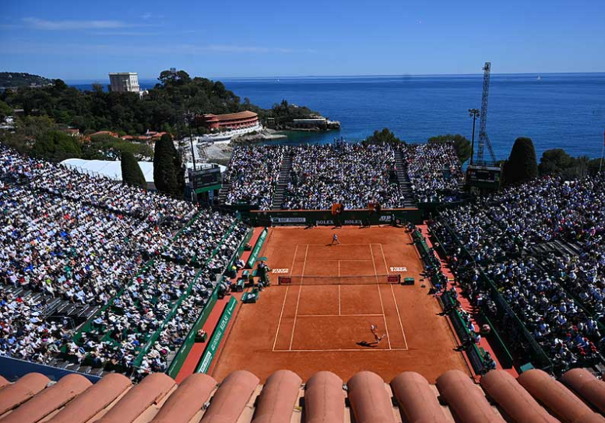 Panorámica de la pista central del Montecarlo Tennis Country Club.