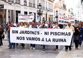 La manifestación ha recorrido las calles del Centro Histórico este viernes.