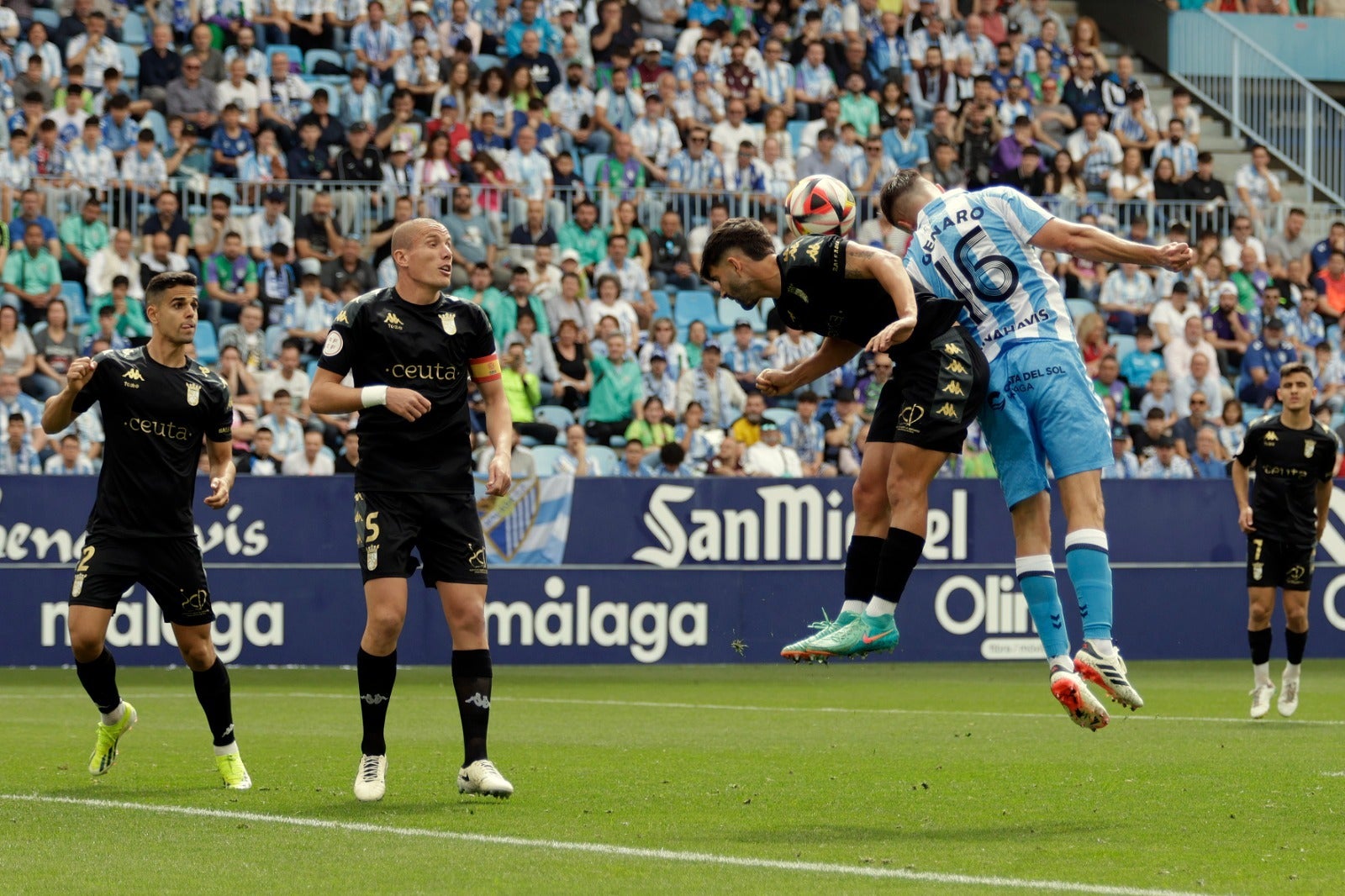 Las mejores imágenes del Málaga-Ceuta en La Rosaleda