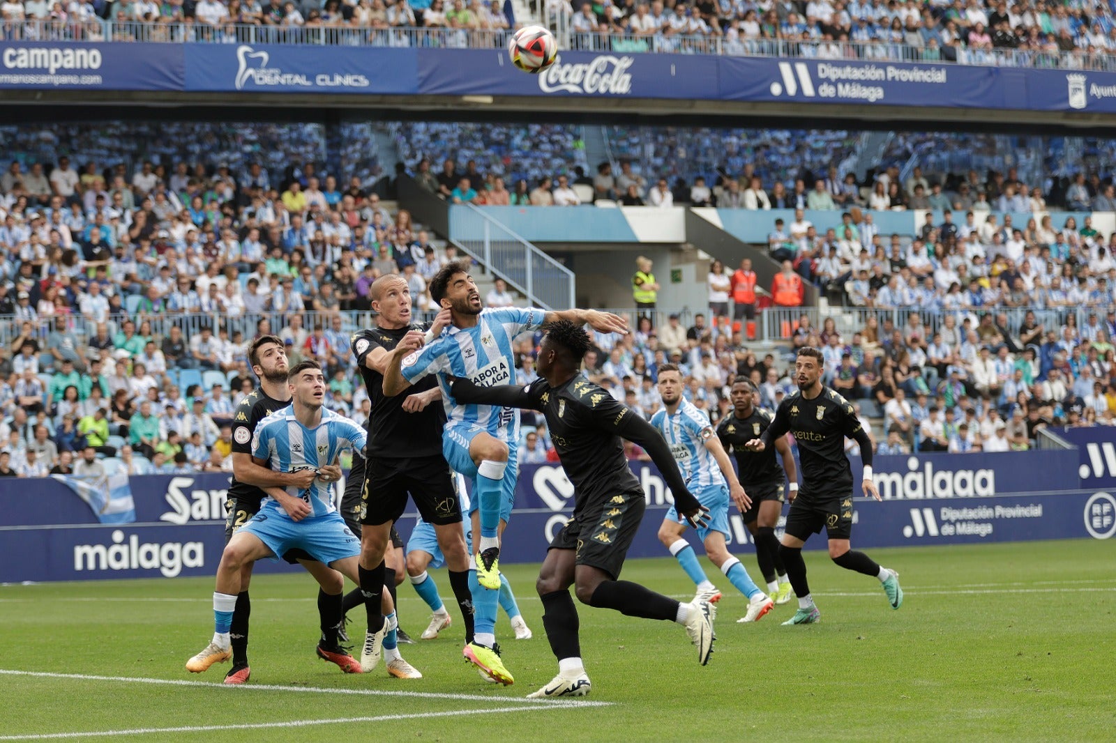 Las mejores imágenes del Málaga-Ceuta en La Rosaleda