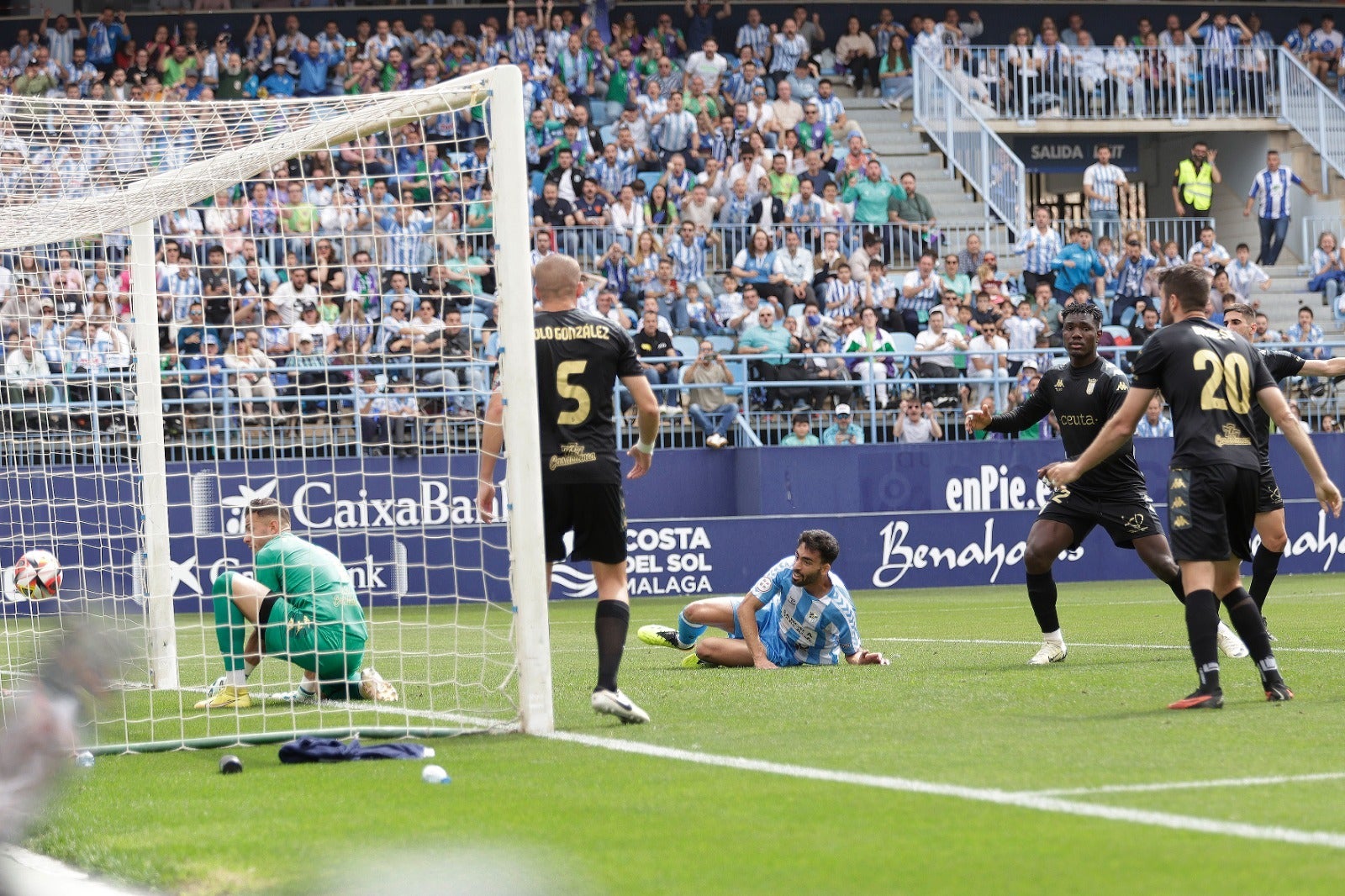 Las mejores imágenes del Málaga-Ceuta en La Rosaleda