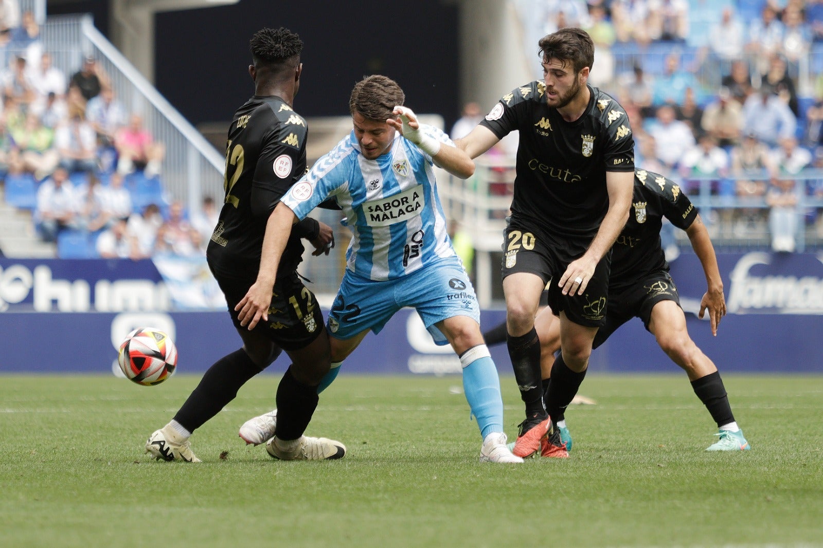 Las mejores imágenes del Málaga-Ceuta en La Rosaleda