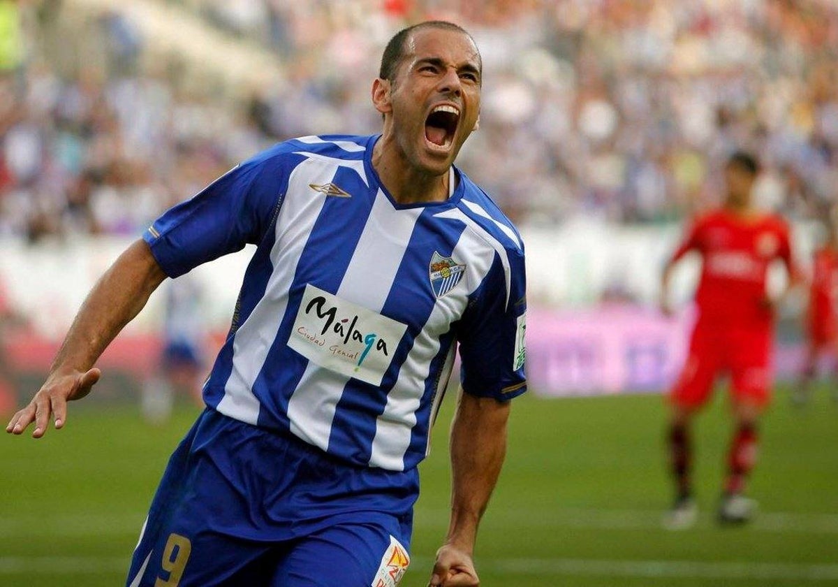 Salva Ballesta, en su etapa como jugador del Málaga.