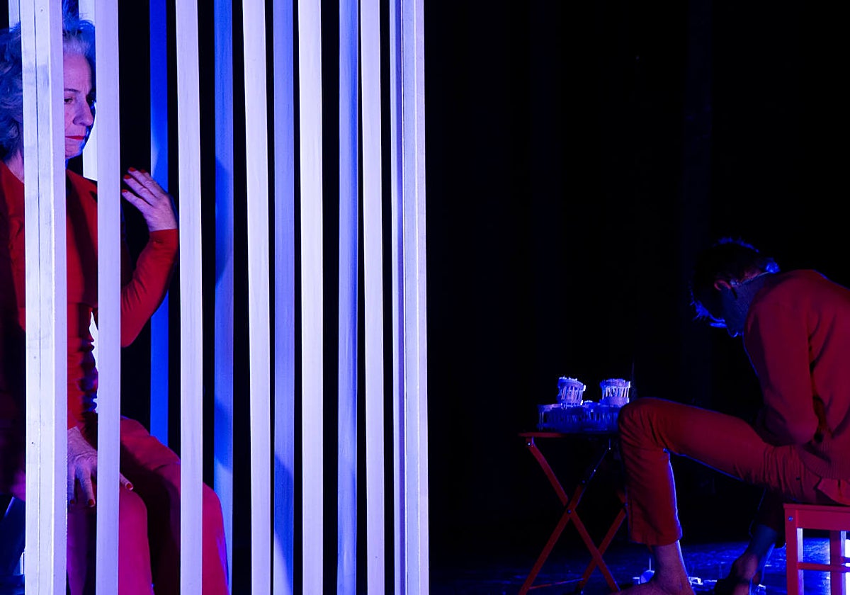 Pepi Ruiz y Javier Pastor, durante la actuación.