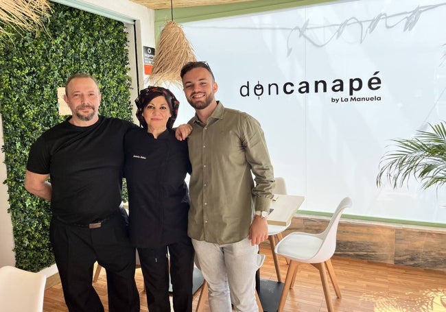 Juan Alcántara, Victoria Robles y Nacho Díaz, al frente del nuevo Don Canapé.