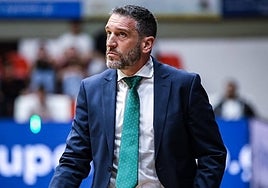 Ibon Navarro, en Patras.