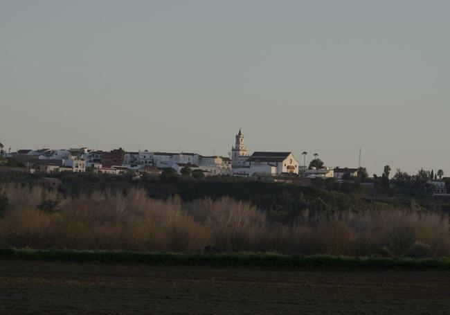 Vista del pueblo de Aznalcázar.