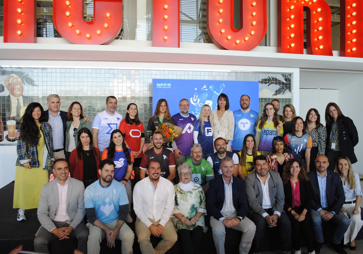 Foto de familia en la presentación de la próxima edición de los Málaga Tech Games.